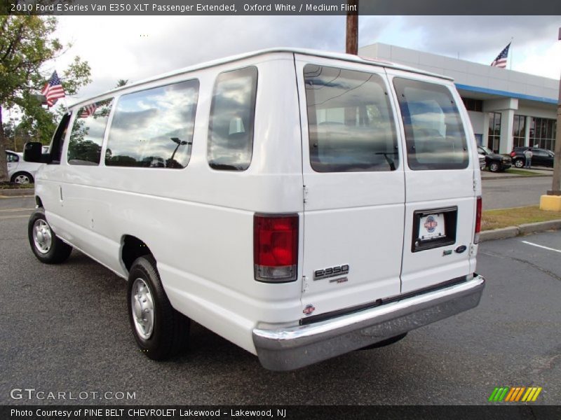 Oxford White / Medium Flint 2010 Ford E Series Van E350 XLT Passenger Extended