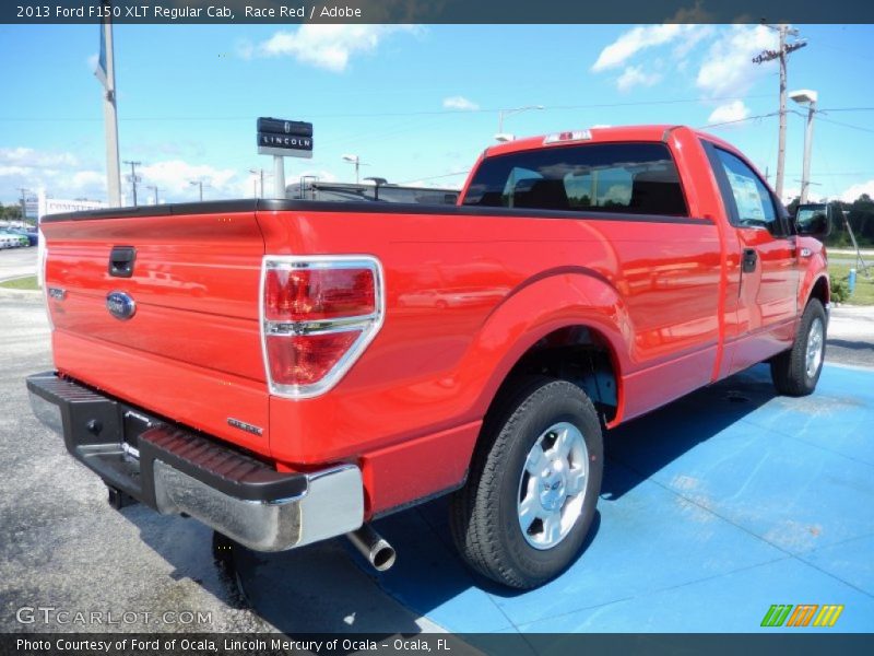 Race Red / Adobe 2013 Ford F150 XLT Regular Cab