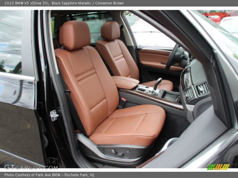 Black Sapphire Metallic / Cinnamon Brown 2013 BMW X5 xDrive 35i