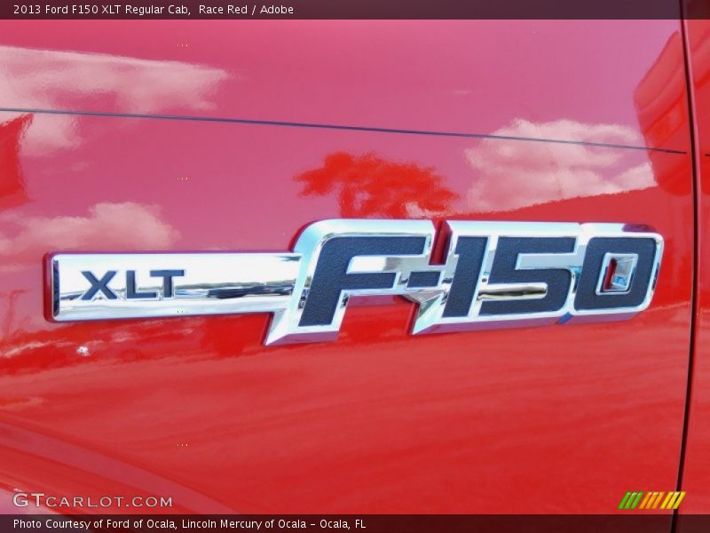 Race Red / Adobe 2013 Ford F150 XLT Regular Cab