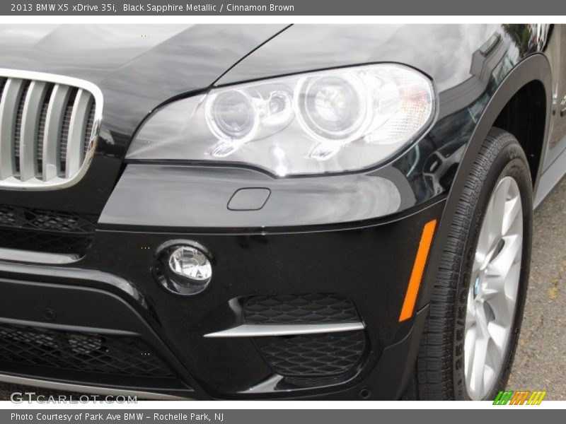 Black Sapphire Metallic / Cinnamon Brown 2013 BMW X5 xDrive 35i