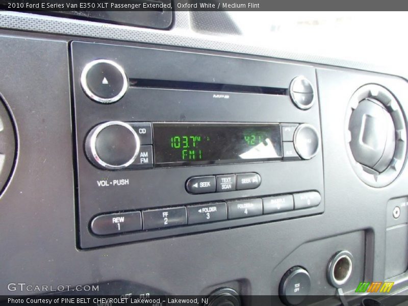 Oxford White / Medium Flint 2010 Ford E Series Van E350 XLT Passenger Extended