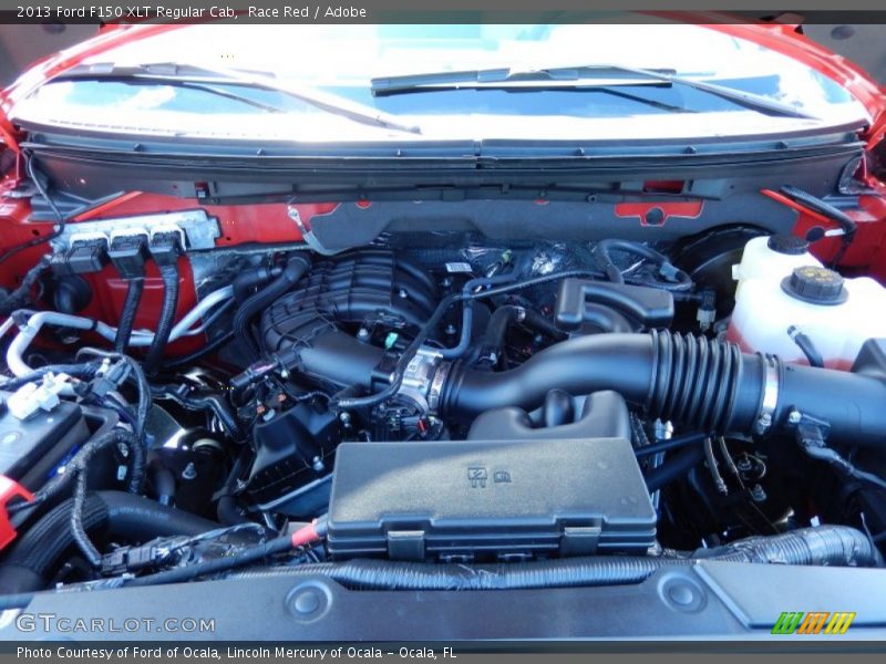 Race Red / Adobe 2013 Ford F150 XLT Regular Cab