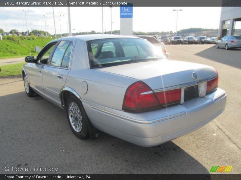 Silver Frost Metallic / Light Graphite 2001 Mercury Grand Marquis GS