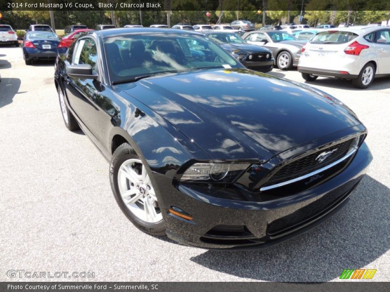 Black / Charcoal Black 2014 Ford Mustang V6 Coupe