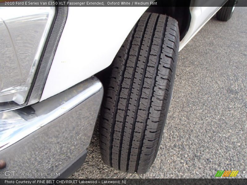 Oxford White / Medium Flint 2010 Ford E Series Van E350 XLT Passenger Extended