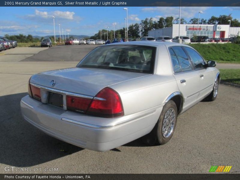 Silver Frost Metallic / Light Graphite 2001 Mercury Grand Marquis GS