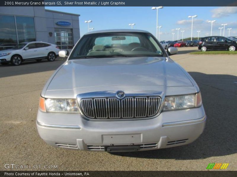 Silver Frost Metallic / Light Graphite 2001 Mercury Grand Marquis GS