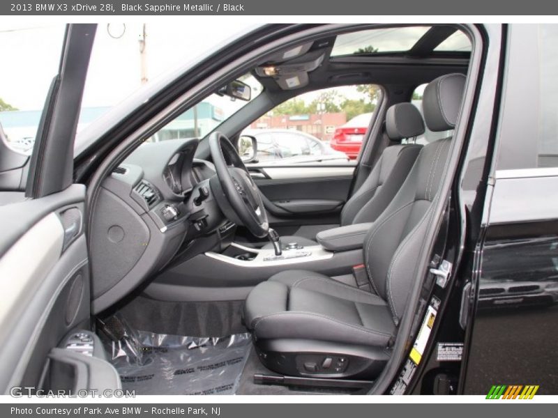Black Sapphire Metallic / Black 2013 BMW X3 xDrive 28i