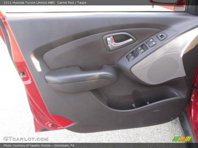 Garnet Red / Taupe 2011 Hyundai Tucson Limited AWD