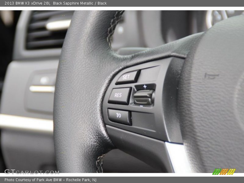 Black Sapphire Metallic / Black 2013 BMW X3 xDrive 28i