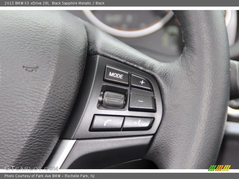 Black Sapphire Metallic / Black 2013 BMW X3 xDrive 28i
