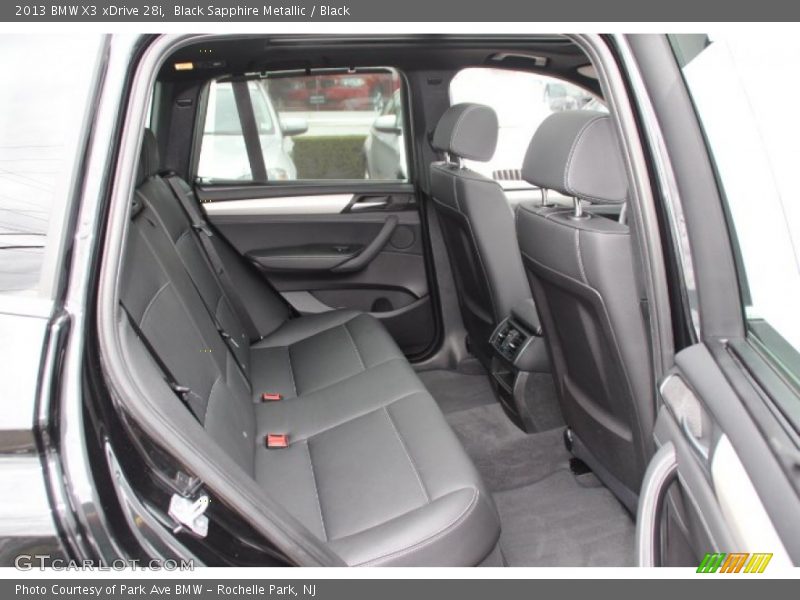 Black Sapphire Metallic / Black 2013 BMW X3 xDrive 28i