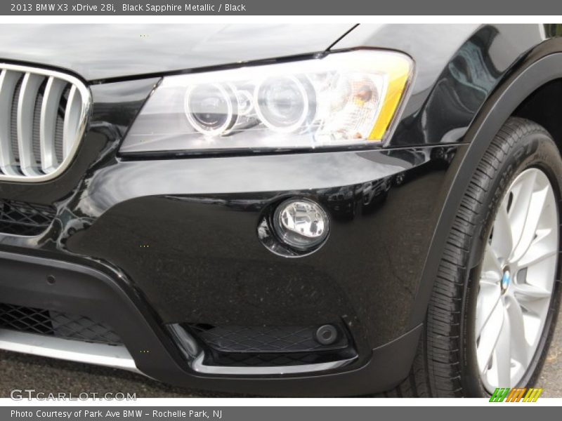 Black Sapphire Metallic / Black 2013 BMW X3 xDrive 28i