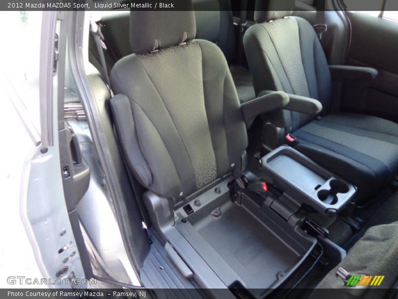 Liquid Silver Metallic / Black 2012 Mazda MAZDA5 Sport