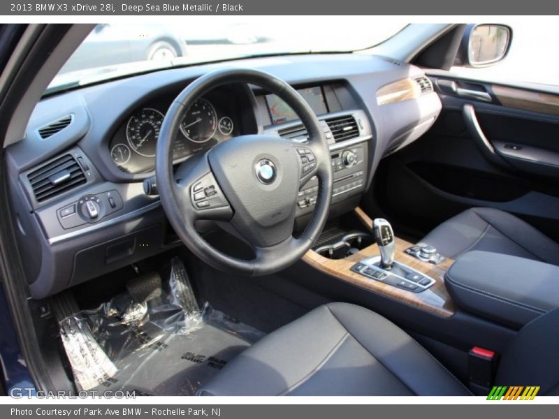 Black Interior - 2013 X3 xDrive 28i 