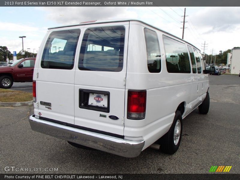 Oxford White / Medium Flint 2013 Ford E Series Van E350 XLT Extended Passenger