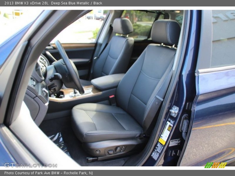 Front Seat of 2013 X3 xDrive 28i