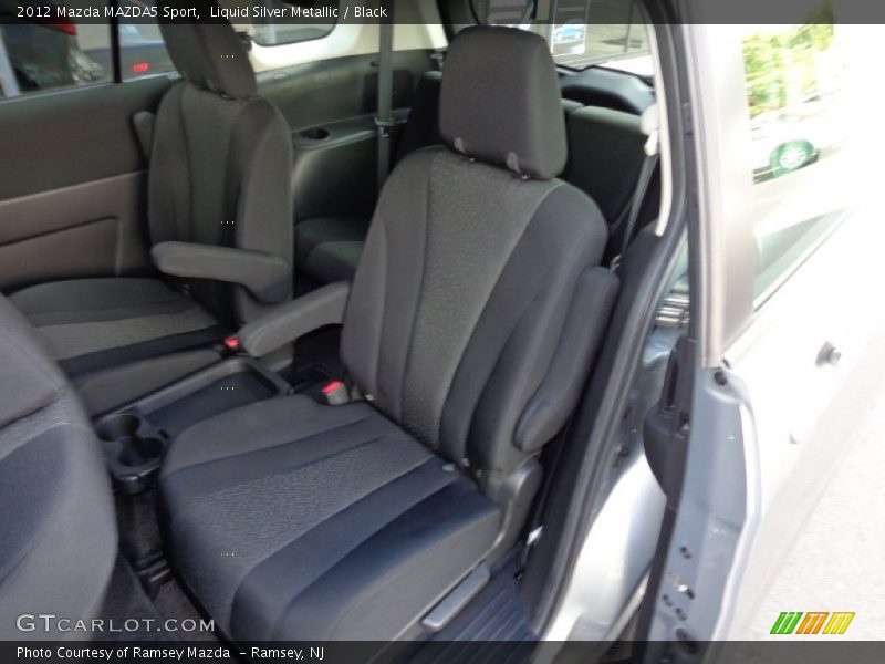Liquid Silver Metallic / Black 2012 Mazda MAZDA5 Sport