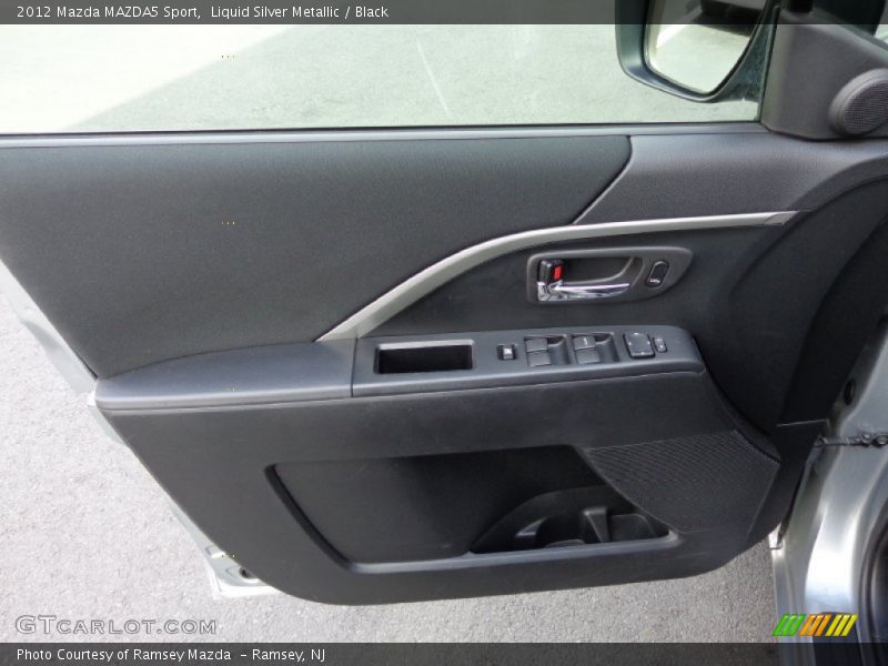 Liquid Silver Metallic / Black 2012 Mazda MAZDA5 Sport