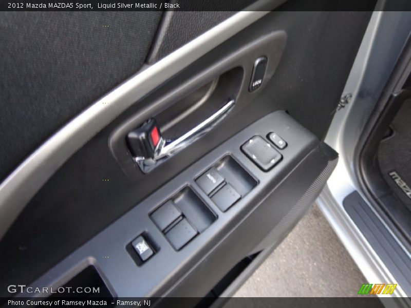 Liquid Silver Metallic / Black 2012 Mazda MAZDA5 Sport