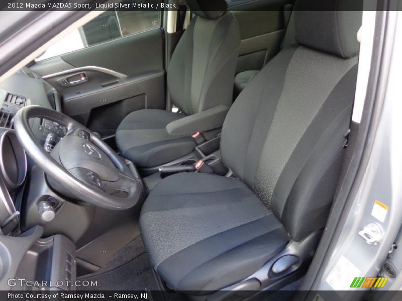 Liquid Silver Metallic / Black 2012 Mazda MAZDA5 Sport