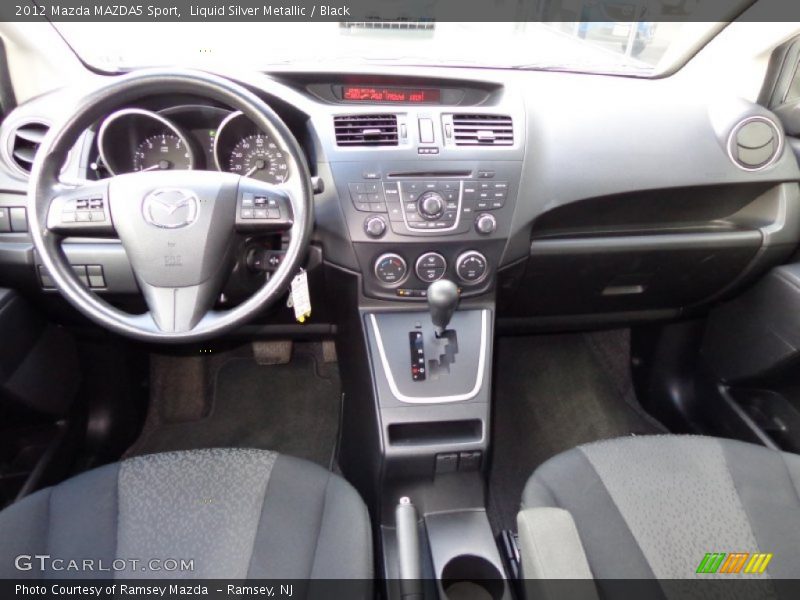 Liquid Silver Metallic / Black 2012 Mazda MAZDA5 Sport