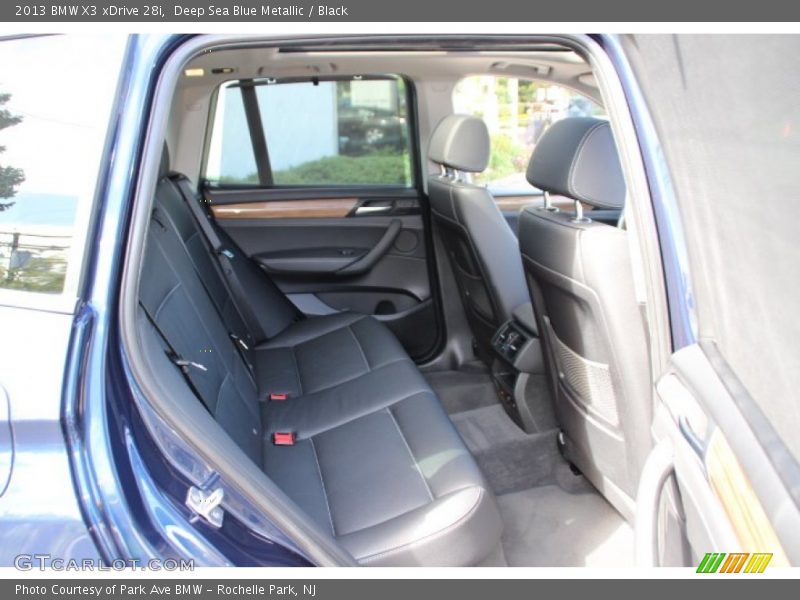 Deep Sea Blue Metallic / Black 2013 BMW X3 xDrive 28i