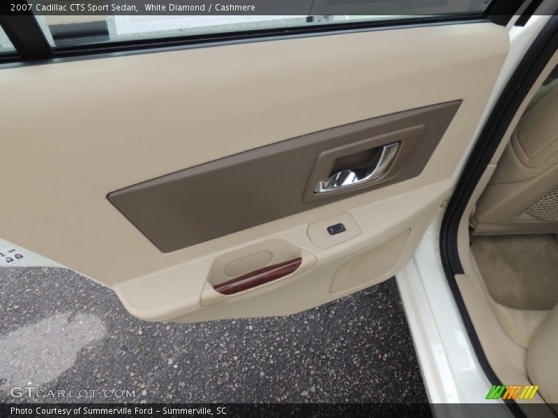 White Diamond / Cashmere 2007 Cadillac CTS Sport Sedan