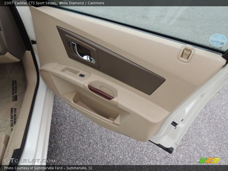 White Diamond / Cashmere 2007 Cadillac CTS Sport Sedan