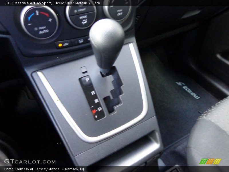 Liquid Silver Metallic / Black 2012 Mazda MAZDA5 Sport