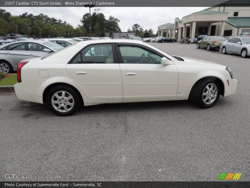 White Diamond / Cashmere 2007 Cadillac CTS Sport Sedan