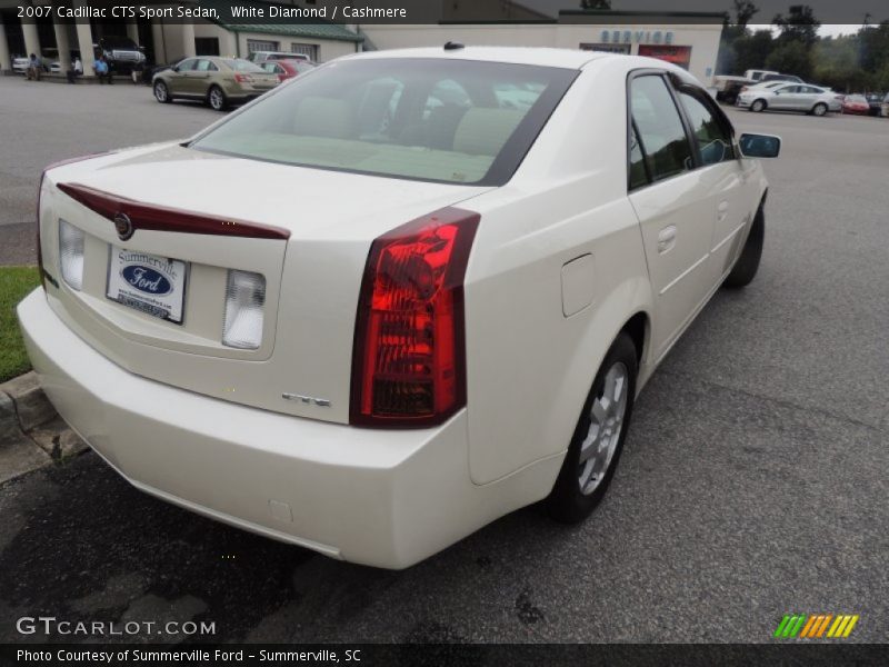 White Diamond / Cashmere 2007 Cadillac CTS Sport Sedan