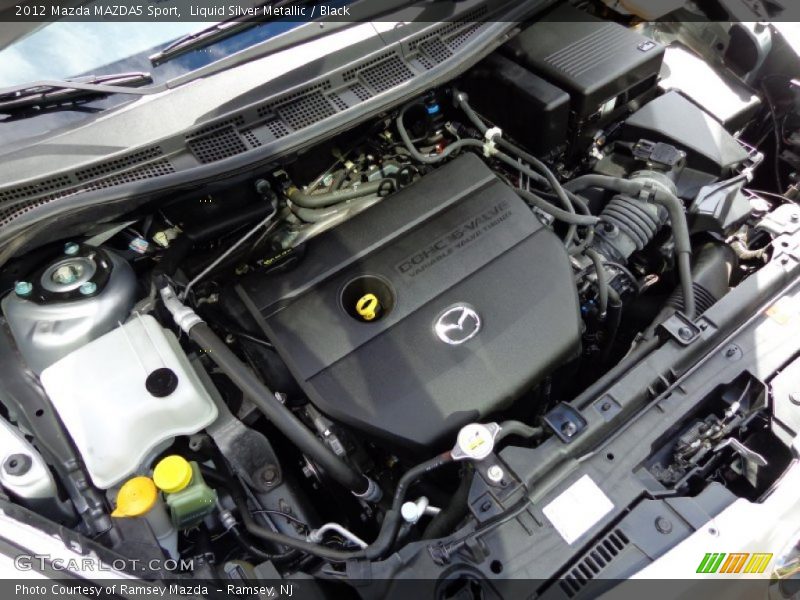 Liquid Silver Metallic / Black 2012 Mazda MAZDA5 Sport
