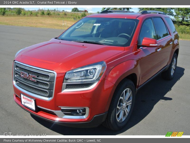 Crystal Red Tintcoat / Ebony 2014 GMC Acadia SLT