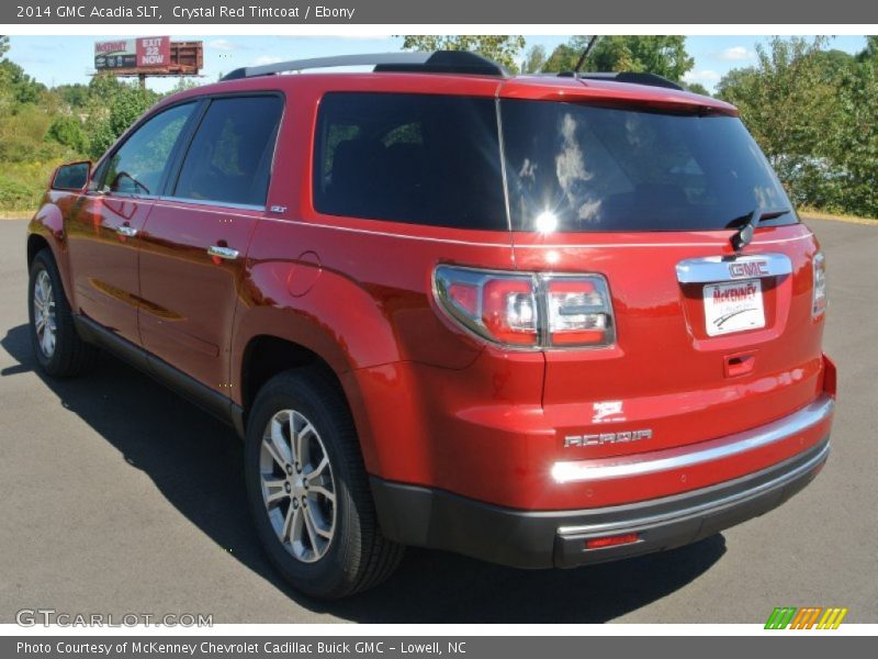 Crystal Red Tintcoat / Ebony 2014 GMC Acadia SLT
