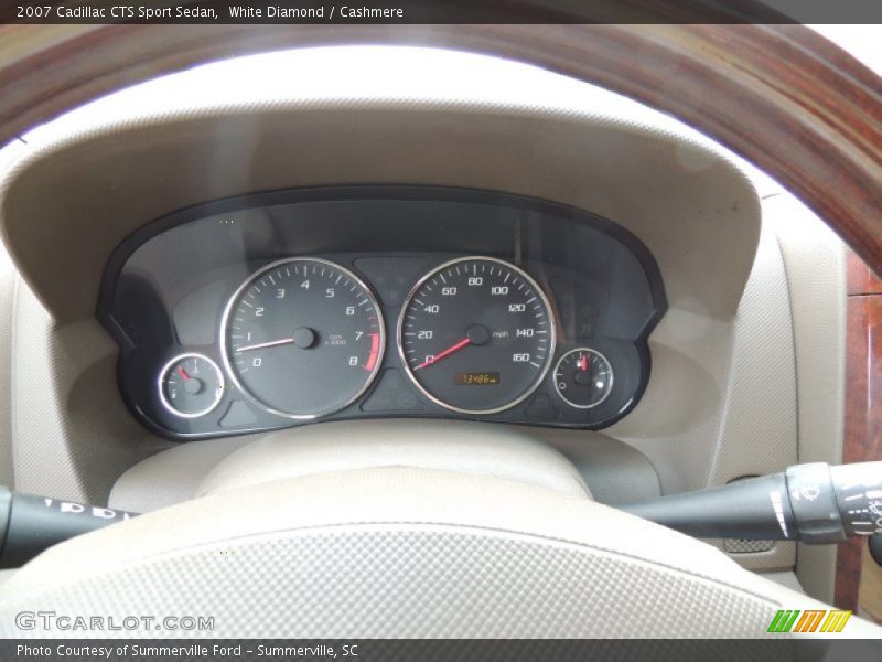 White Diamond / Cashmere 2007 Cadillac CTS Sport Sedan