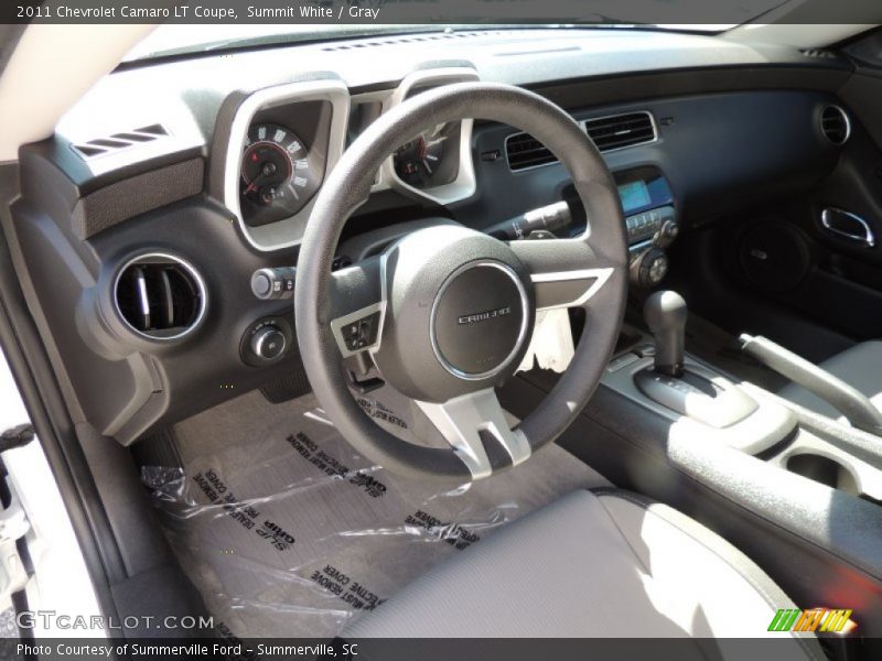 Summit White / Gray 2011 Chevrolet Camaro LT Coupe