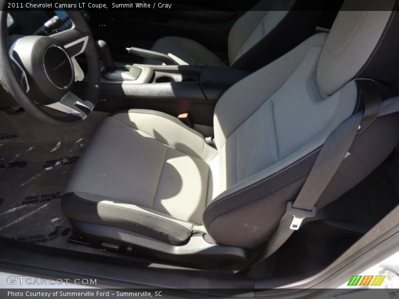 Summit White / Gray 2011 Chevrolet Camaro LT Coupe