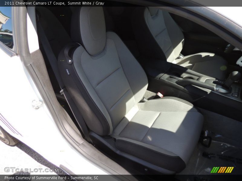Summit White / Gray 2011 Chevrolet Camaro LT Coupe