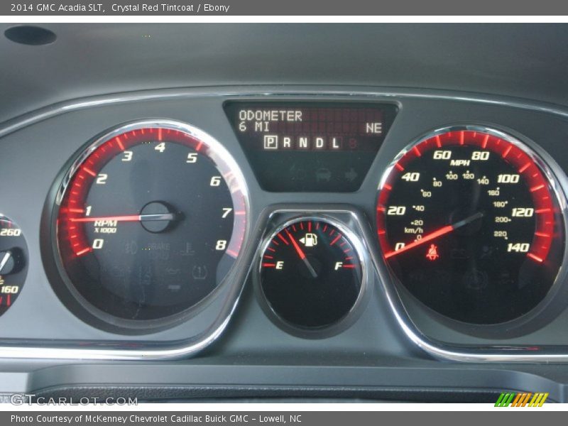 Crystal Red Tintcoat / Ebony 2014 GMC Acadia SLT