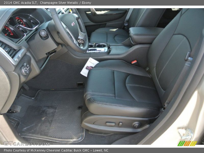 Champagne Silver Metallic / Ebony 2014 GMC Acadia SLT