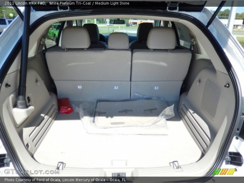 White Platinum Tri-Coat / Medium Light Stone 2013 Lincoln MKX FWD