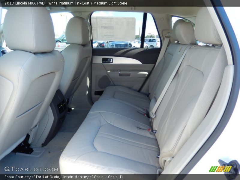 White Platinum Tri-Coat / Medium Light Stone 2013 Lincoln MKX FWD