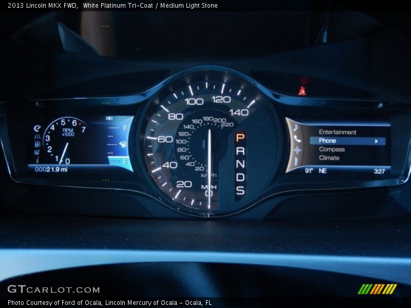 White Platinum Tri-Coat / Medium Light Stone 2013 Lincoln MKX FWD