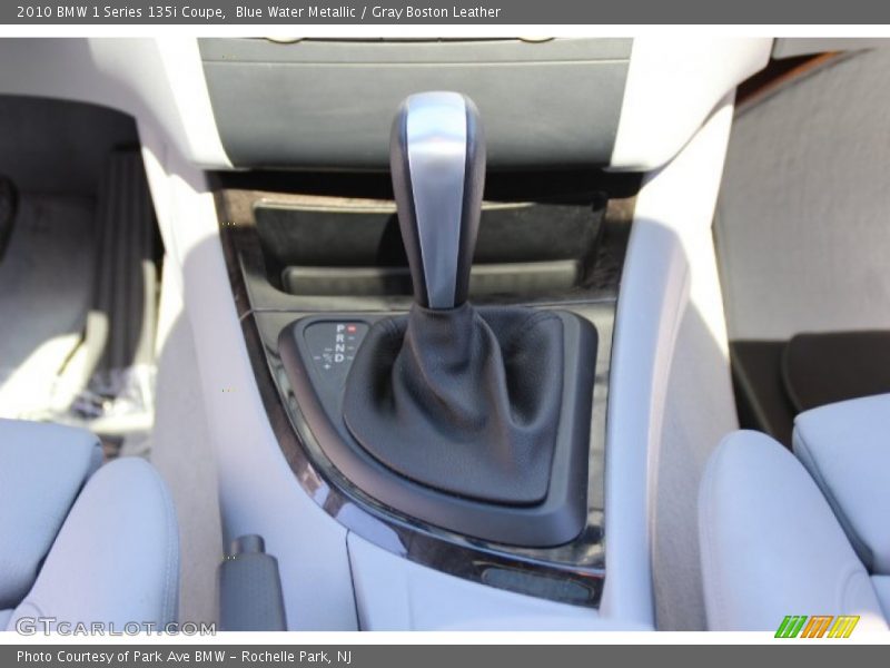 Blue Water Metallic / Gray Boston Leather 2010 BMW 1 Series 135i Coupe