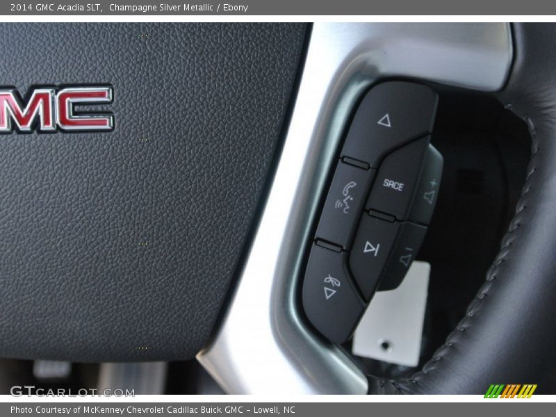 Champagne Silver Metallic / Ebony 2014 GMC Acadia SLT