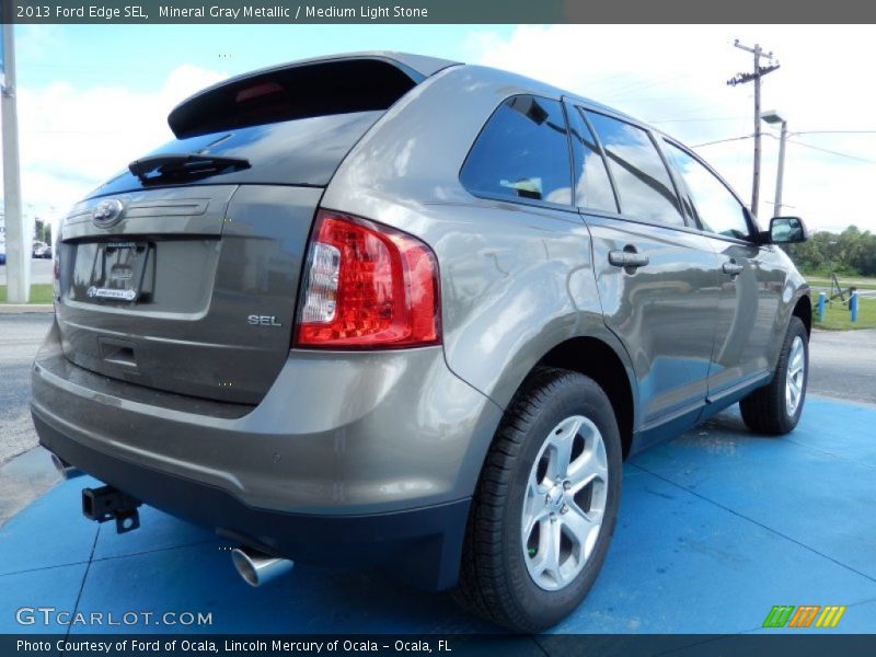 Mineral Gray Metallic / Medium Light Stone 2013 Ford Edge SEL