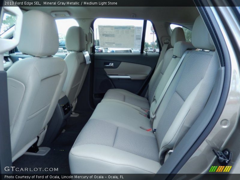 Mineral Gray Metallic / Medium Light Stone 2013 Ford Edge SEL