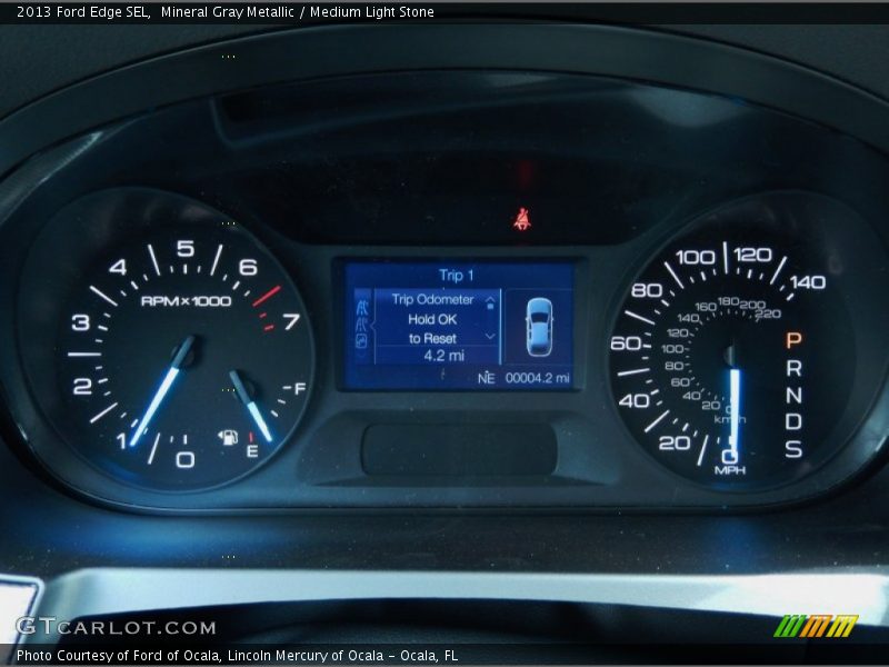 Mineral Gray Metallic / Medium Light Stone 2013 Ford Edge SEL